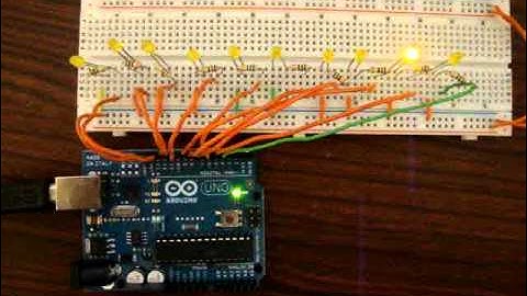 Arduino Chase Effect LED Knight Rider