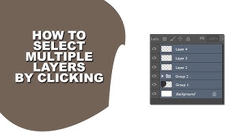 How to select multiple layers in Photoshop by clicking