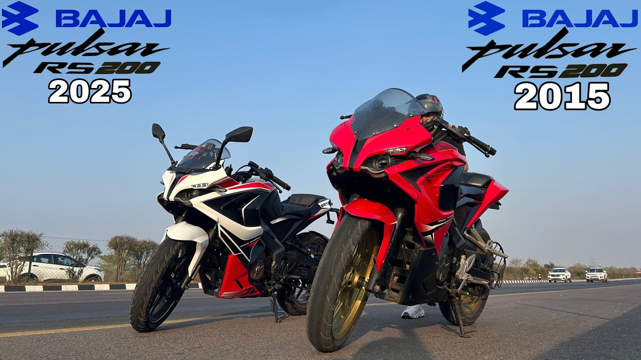 Bajaj pulsar Rs200 (2025) vs Bajaj Pulsar Rs200 bs3 (2015) || Drag Race ...