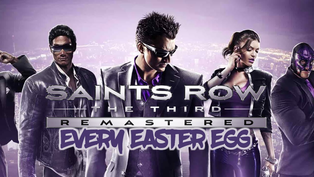 Saints Row The Third Remastered All Easter Eggs YouTube