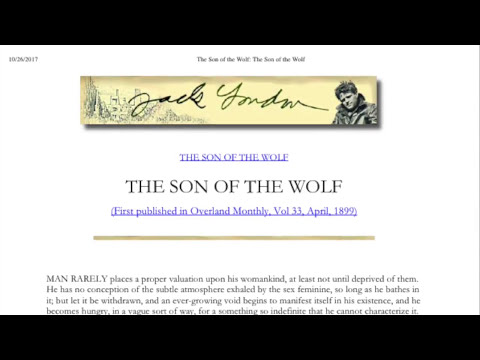 Son of the Wolf by Jack London Narrated by Jon Wilkins