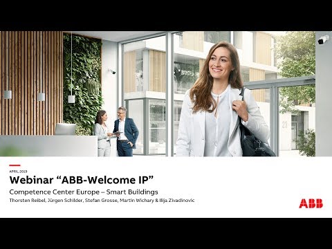 Webinar about ABB-Welcome IP door communication