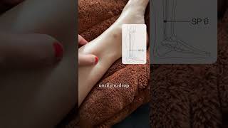 Relieve period cramps with your ankle #shorts