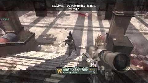 MW3 360 no scope final kill