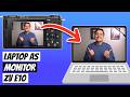 How to Use Laptop as External Monitor with Sony ZV E10