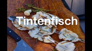 Tintenfisch vom Grill