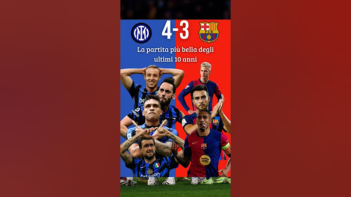 Inter-Barcellona 🔵⚫4-3🔴🔵: La Partita Più Bella degli Ultimi 10 Anni. 😍