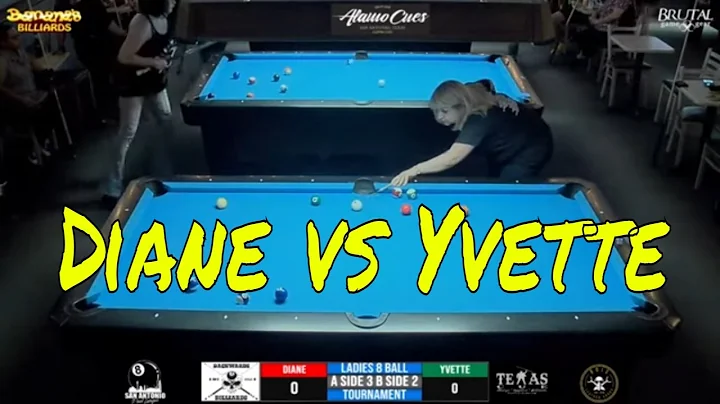 Diane vs Yvette | Ladies Bar Rules 8 Ball Tournament