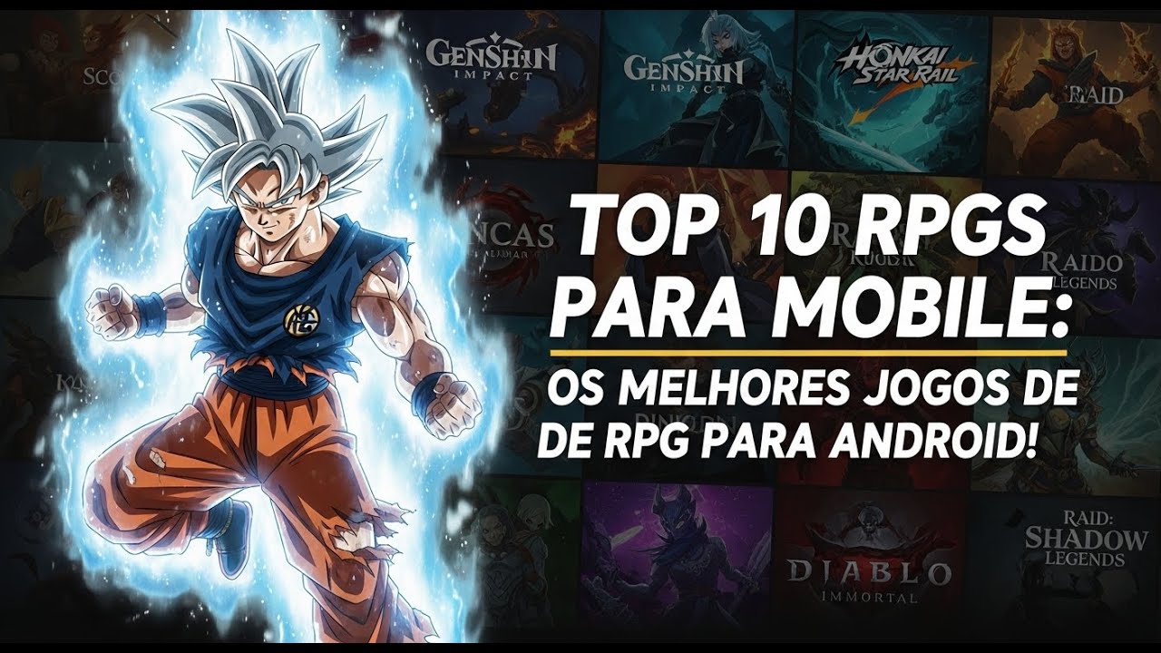 TOP 10 MELHORES RPGs PARA CELULAR ANDROID 2025 | OS MELHORES JOGOS DE RPG MOBILE!