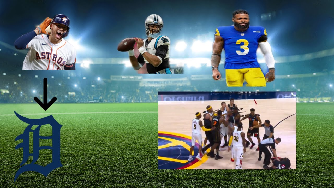 MLB free agency OBJ to the Rams Cam back in Carolina Jokic Morris fight