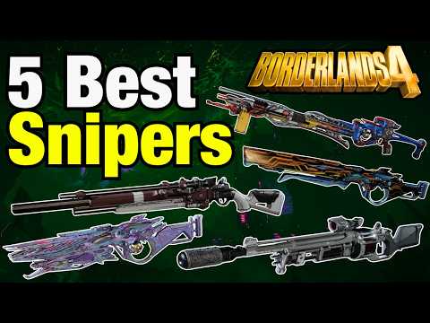 Borderlands 4 โ TOP 5 SNIPER RIFLES in Borderlands 4 | UVH7