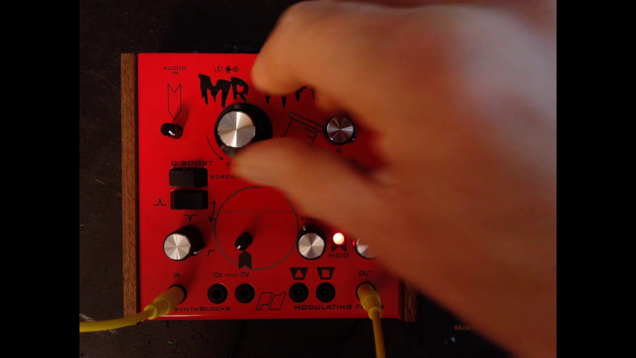 Analogue Solutions synthBlock Mr Hyde - analogue VCF box Digitakt demo 1