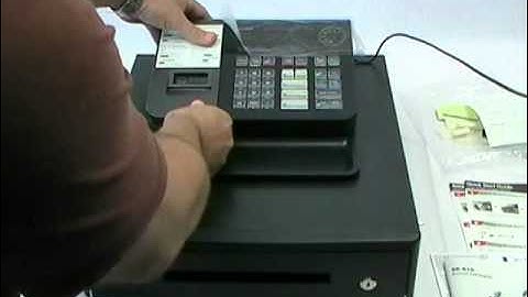 Casio SE-S10 Cash register Installation video first time use out of box