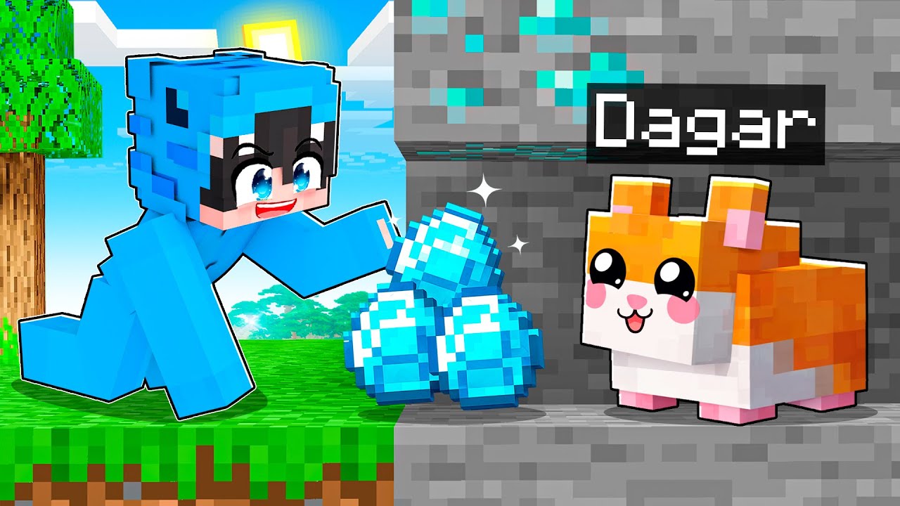 Me Convertí en HÁMSTER para Trollear a Mis Amigos en Minecraft!