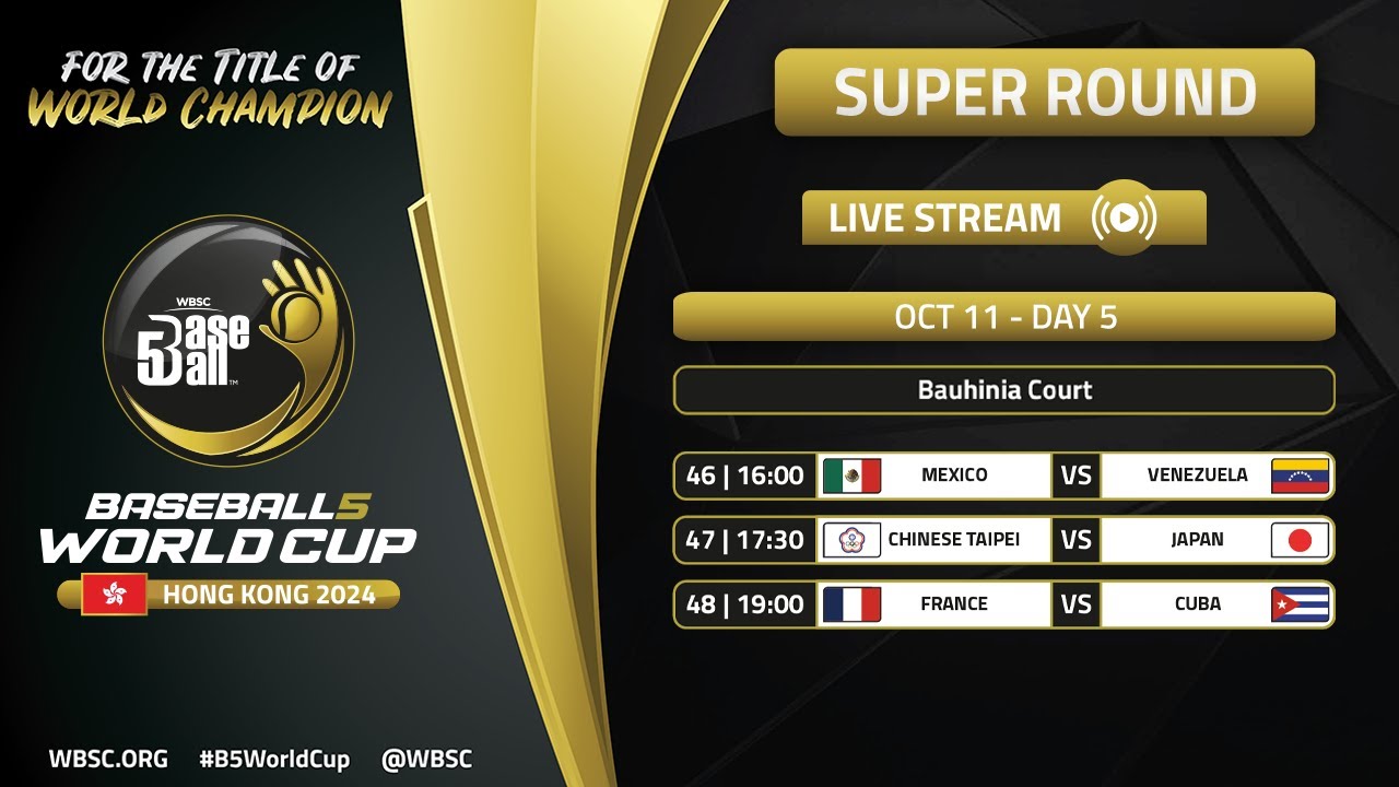 Baseball5 World Cup | Day 5, Field 1, Afternoon Session - YouTube