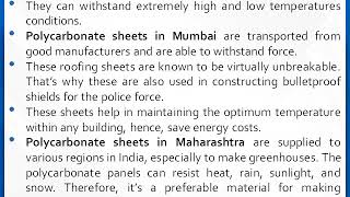 Pros and Cons of Using Polycarbonate Sheets for Roofing