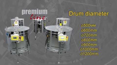 Tangential, Radial, Cassette - Honey extractors series Premium Line