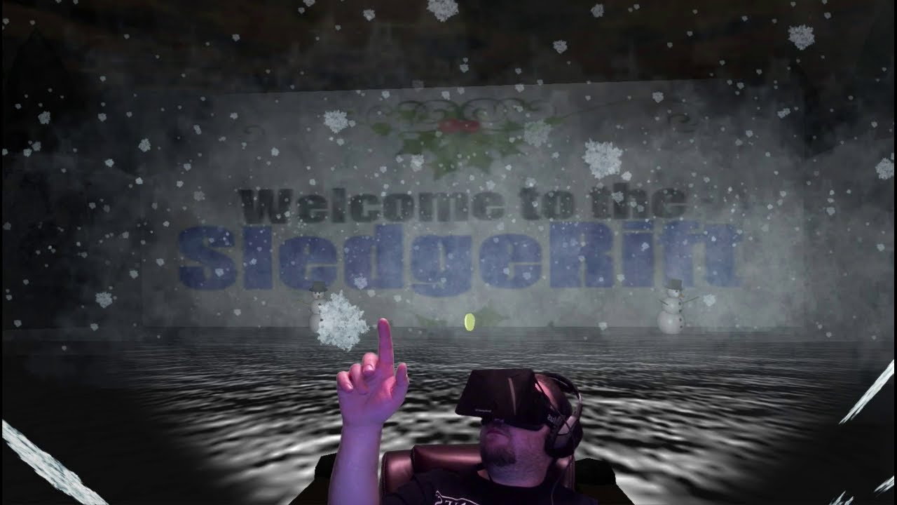 SledgeRift (Snow Sledding Simulator!) - Oculus Rift GamePlay & Review