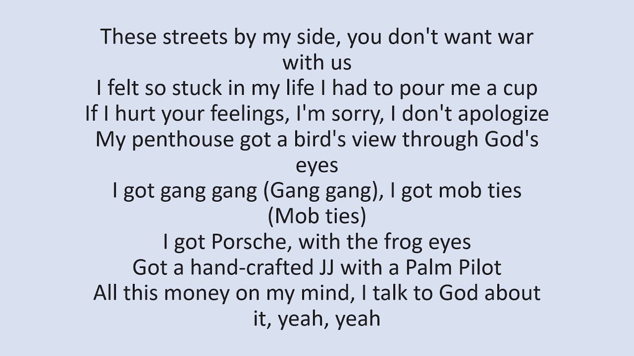 Roddy Ricch - Gods Eyes (lyrics)