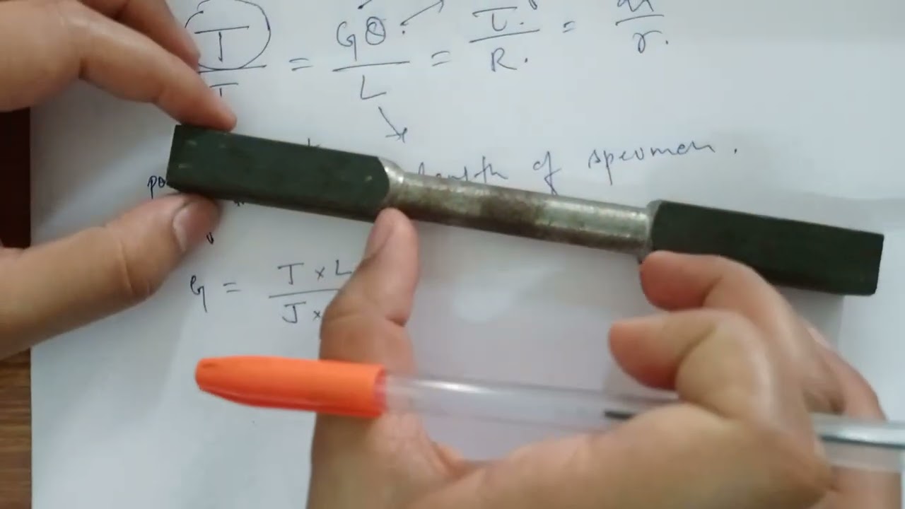 Torsion Test | Strength of Materials Laboratory | Torsional Rigidity