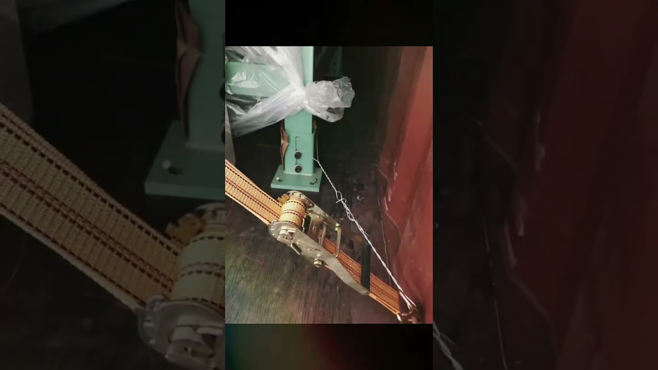 rock wool slab stacking machine loading onto truck for shipment