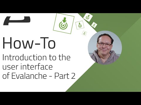 Introduction to the User Interface of Evalanche - Part 2