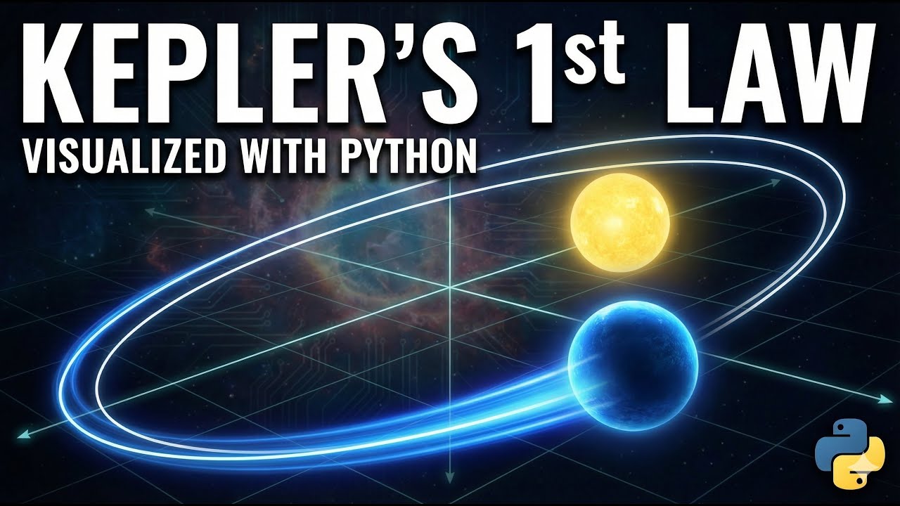 Kepler’s 1st Law Visualized | Physics Animation. **It is exaggerated for educational purposes.**