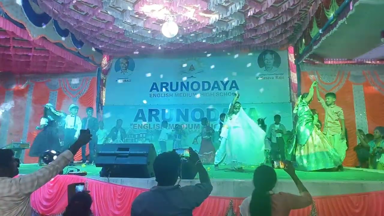 2nd class childrens dance performance to mixed song 