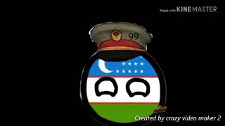 Dulduldul remix- Uzbekistan mapping meme Countryballs (montaj) #short