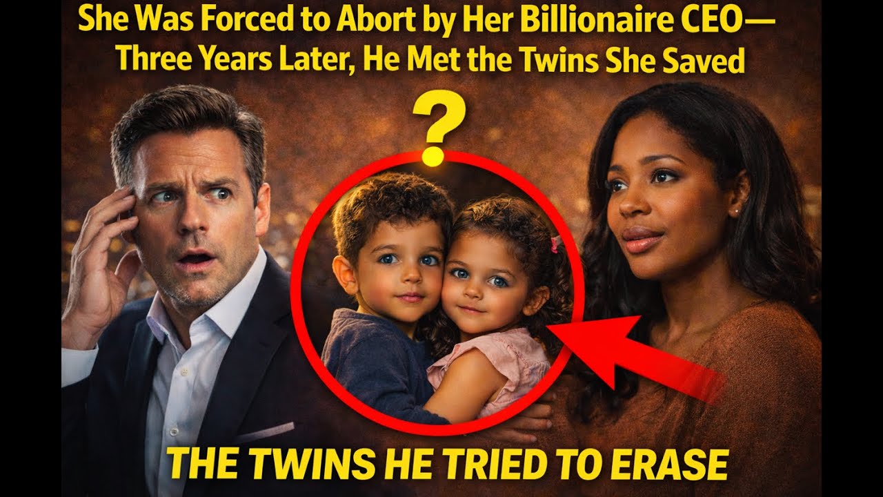 Her Billionaire ceo Forced an Abortion… Three Years Later, He Sees the Twins She Saved