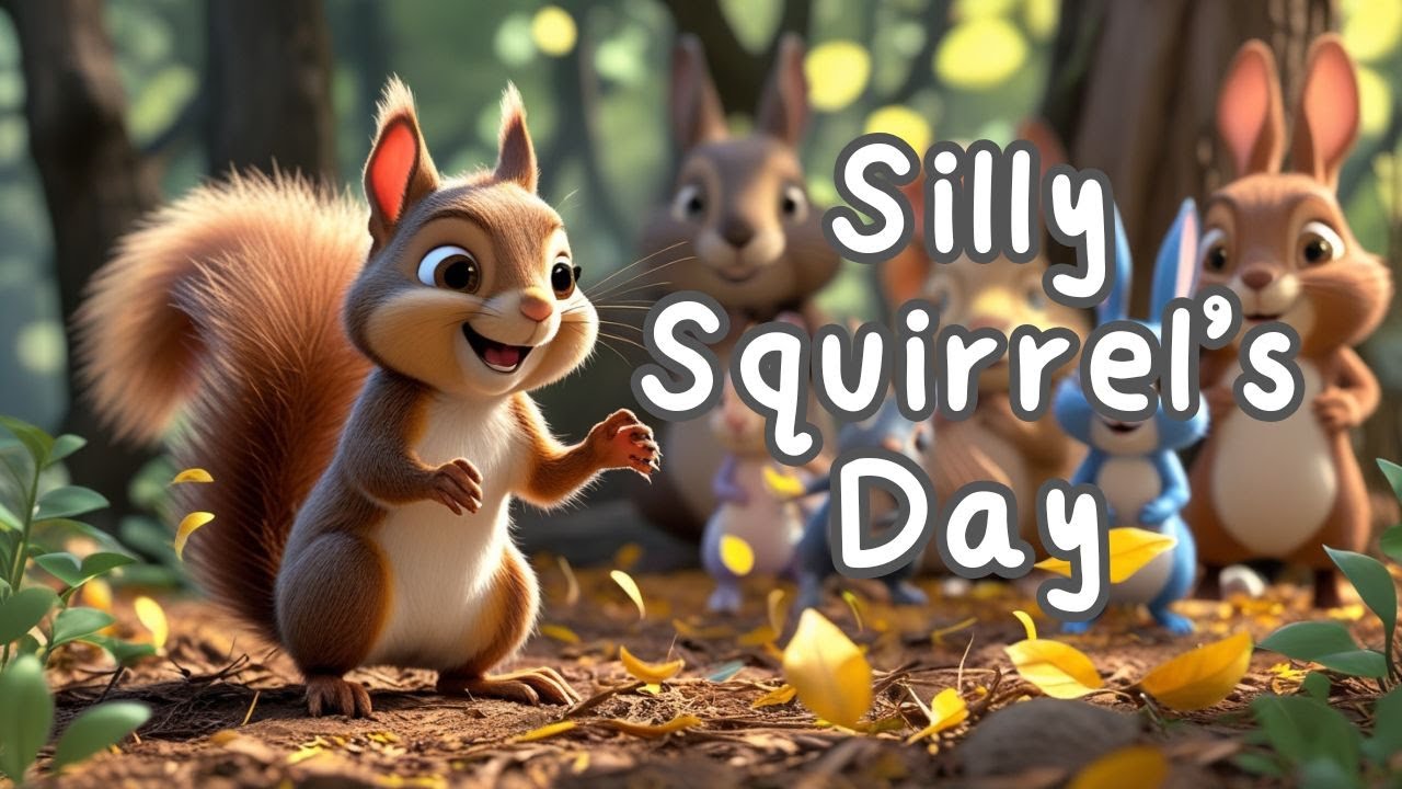 Silly Squirrel's Day | Nursery Rhymes, Animal Song, Early Education, Sing A Long