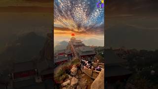 Would You Climb 6,600 Steps for This View? 🌄 | Mount Tai China #usa #shorts