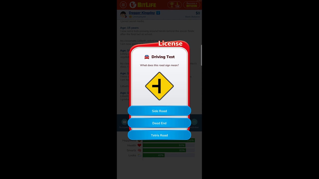 Bitlife [Kingsley Legacy] Playthrough Ep 1 I Uppercutted my wife's groin