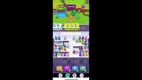 Bus Jam Level 119 Walkthrough | Passenger Pickup Puzzle Solution | Bus Jam Gameplay Guide