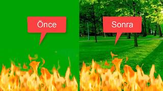 Camtasia Yeşil Ekran Uygulamaları Yanma Efekti