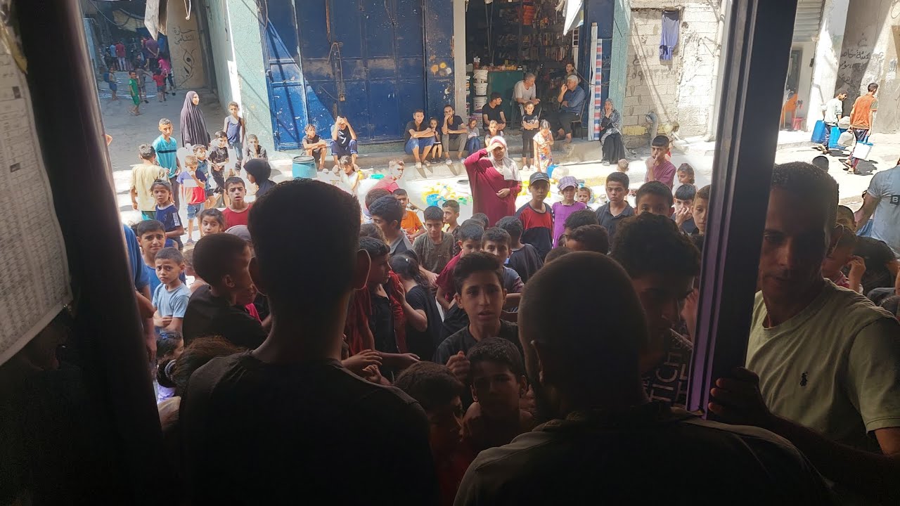 حملة توزيع فراشيح فلافل على اطفالنا في شمال القطاع 🌯