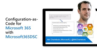 Configuration-as-Code for Microsoft 365 with Microsoft365DSC