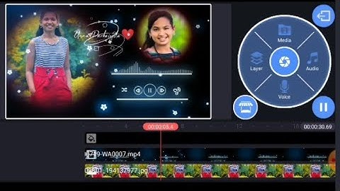 How to make double photo whatsapp status video  kinemaster telugu// avee player stutus video telugu