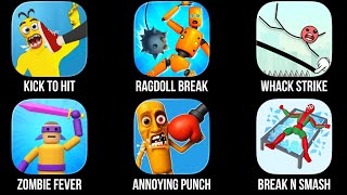 Kick to Hit, Ragdoll Kick Master, Mr Bounce, Ragdoll Ninja, Rapid Punch Hero, Dummy Destruction screenshot 5