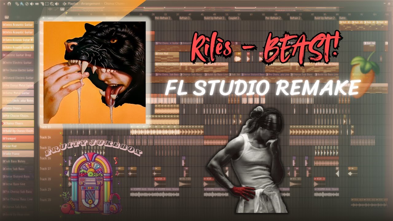 Rilès - BEAST! (FL Studio Remake) | Instrumental 🏃