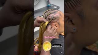 🥰 Stitch Braid Hairstyle tutorial #hairtutorial #explore