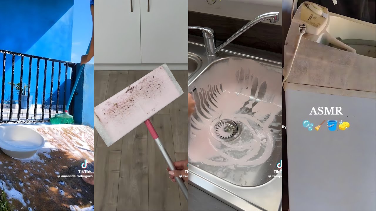 ASMR LIMPEZA E ORGANIZAÇÃO COMPILADOS||ASMR CLEANING AND ORGANIZING ...