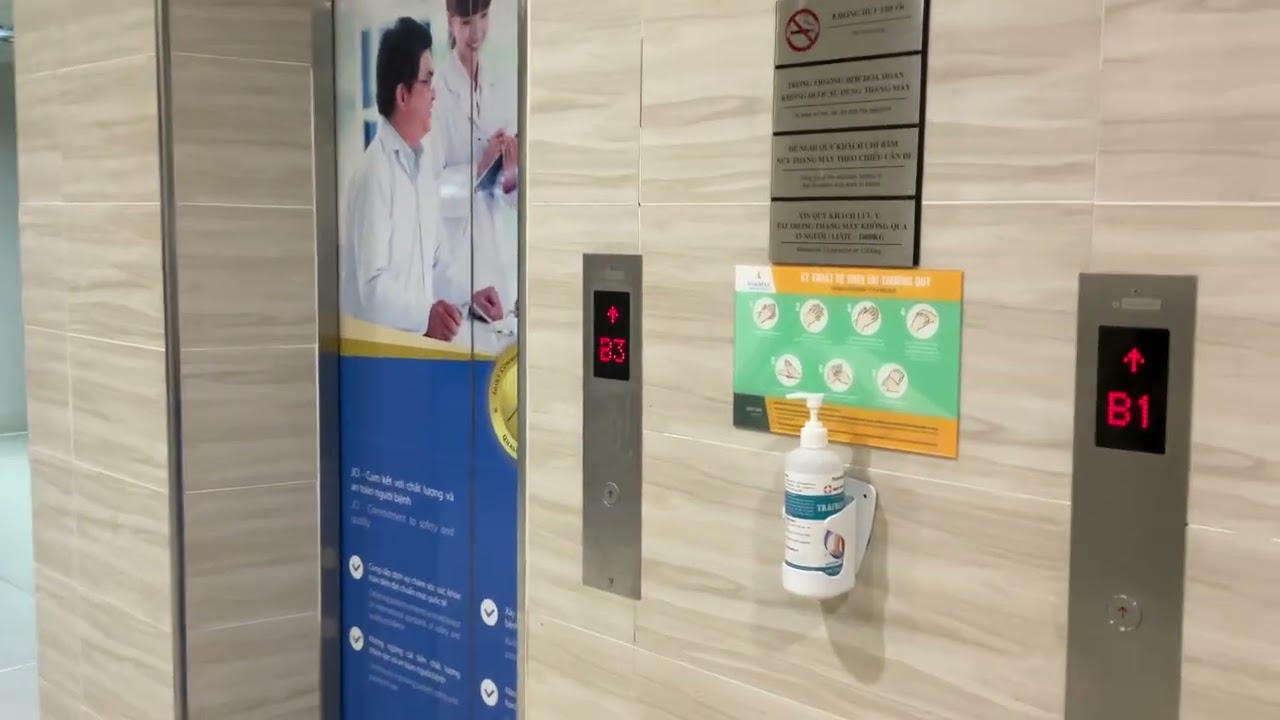 Thyssenkrupp TE-Evolution 1 Elevators @ Vinmec International Hospital, Vinhomes Central Park, VN