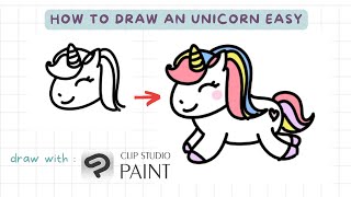 How to draw a Unicorn easy using app on a Computer / Laptop. screenshot 4