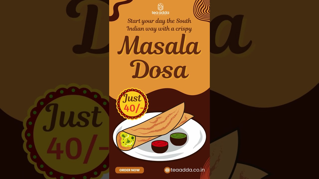 🥞 Masala Dosa at Tea Adda