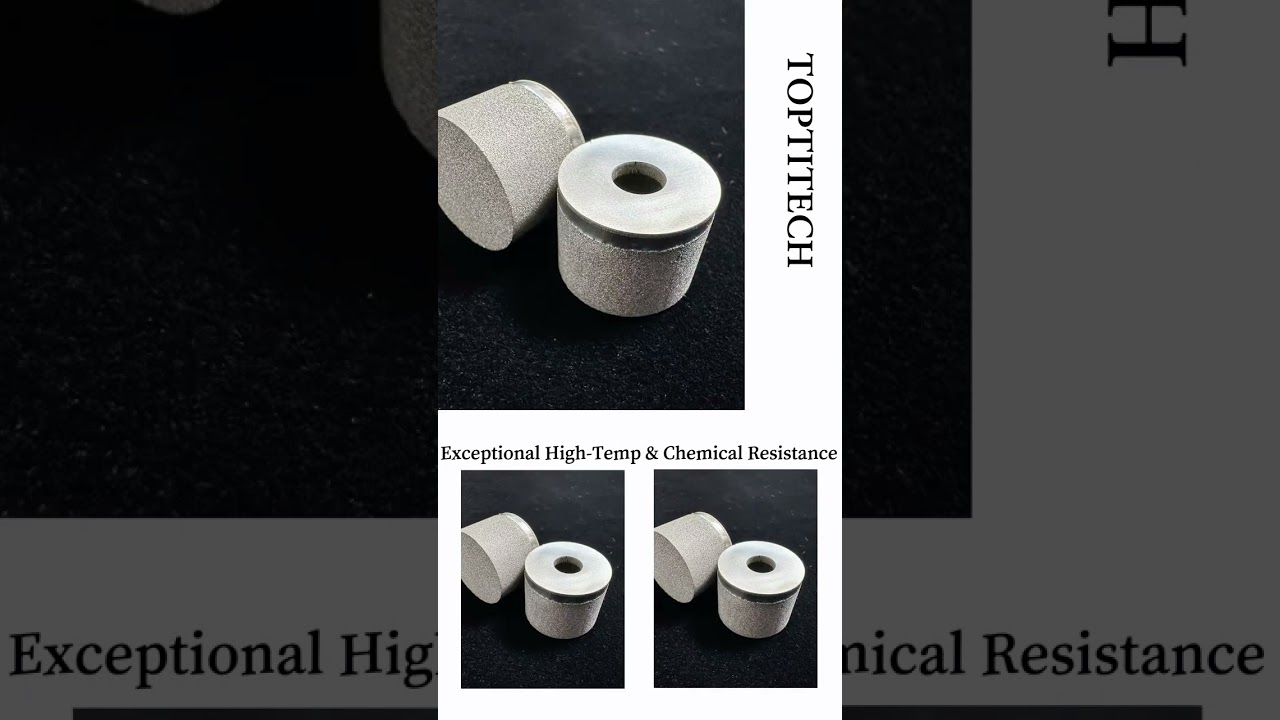10um Customized Connection Titanium Powder Filter Element‌