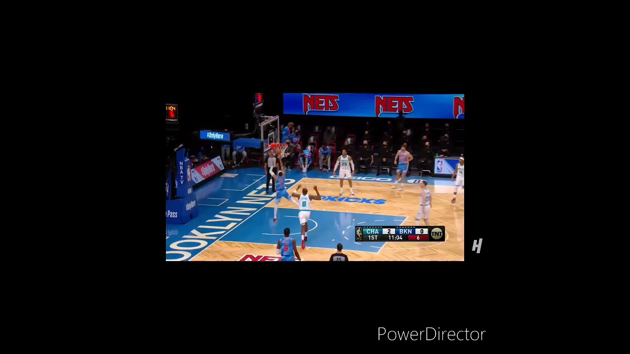 BIG FAN BREEZY  BKNETS VS CHA. HORNETS HIGHLIGHTS