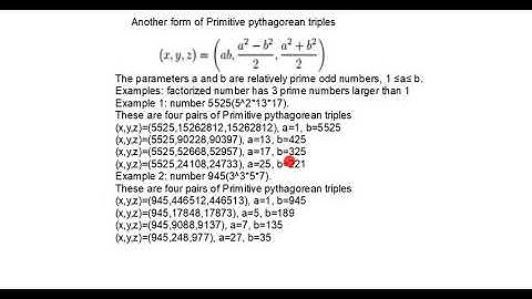 Primitive pythagorean triples with three prime factors (number a)