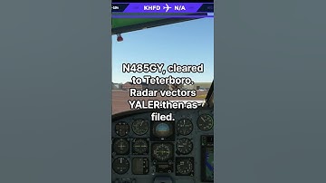 【#vatsim】IFR Clearance | Hartford, USA