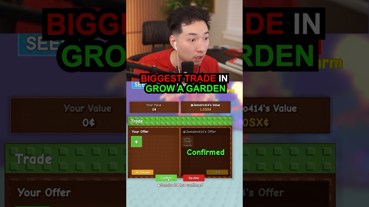 is this a SCAM in roblox grow a garden? #roblox #growagarden